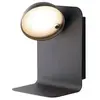 FAN EUROPE Applique avec liseuse Boing Noir 19 Cm