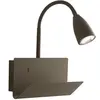 Fan Europe - Applique avec liseuse Gulp Marron 27-49 Cm - Marron