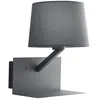 Fan europe ciak - tablette de lecture usb besdside, gris, e27