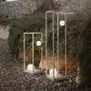 Karman Abachina lampadaire LED IP65 70cm blanc