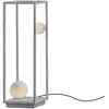 Karman Abachina Lampe sur pied LED 2 lampes blanc 70cm