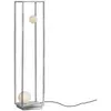 Karman Abachina Lampe sur pied LED 2 lampes blanc 103cm
