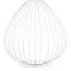 KARMAN lampadaire CELL Ø 84 x H 89 cm (Blanc brillant - Fer et linge)