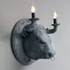 KARMAN lampe murale applique CORRADO (Gris opaque - Céramique)