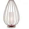 KARMAN lampadaire CELL Ø 36 x H 58 cm (Bronze poli - Fer et linge)