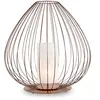 KARMAN lampadaire CELL Ø 84 x H 89 cm (Bronze poli - Fer et linge)
