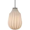 KARMAN lampe à suspension CIRCUS (Modèle C - Verre blanc et aluminium noir mat)