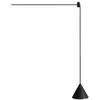KARMAN lampe à suspension FILOMENA fixation murale (Downlight 2700K - Aluminium noir mat)