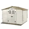 GAROFALO Ezooza - Abris en Résine Tuscany Evo 280 Blanc/Beige 309x261x225 cm - Beige
