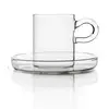 Ichendorf Milano - Tasse à café Piuma en borosilicate Transparent tail...