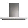 FALMEC hotte Îlot LUMINA NRS (90 cm / Lunette blanche - Acier Inox / Verre)