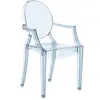 Kartell Chaise Pour Enfants Lou Lou Ghost (Bleu - Polycarbonate Transp...