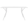 KARTELL table SPOON TABLE (Blanc - 160 x 80 - Aluminium nid d'abeilles...