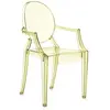 KARTELL chaise LOUIS GHOST (Jaune - Polycarbonate 2.0 recyclé)