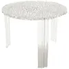 Kartell Table Basse T-Table H 44 "Haute" (Cristal - Pmma Transparent)
