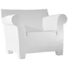 KARTELL fauteuil BUBBLE CLUB (Blanc zinc - Polyéthylène coloré)