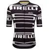 Maillot Santini X Pirelli Sport Club manche courte noir jaune - Coupe Slim - XS