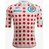 Santini Maillot à Manches Courtes Tour De France Official Gpm Leader