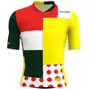 Santini Maillot manches courtes TOUR DE FRANCE Maillot Jaune Combo 2025