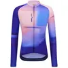 Maillot Santini Luce manches longues bleu rose - XXL