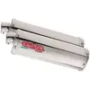 Silencieux Double GPR D.15.TRI Acier Inoxydable Poli
