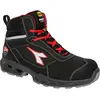 Diadora Chaussures de sécurité hautes DUCATI SHARK ENGINE S3S FO SR SC ESD - Noir/Rouge 48