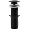 Vidage clic-clac noir mat prolongé Sphera RISCCC201NO Noir mat