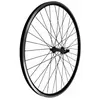 Bonin Roues Avant 28' Route en Aluminium Noir avec Démontage Rapide et Roulements V-brake