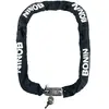 Cadenas BONIN Ø 6 x 1200 mm avec Revêtement en Tissu Noir
