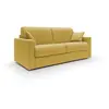 Divani.store Chris Canapé lit convertible - Jaune