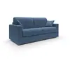 Divani.store Chris Canapé lit convertible - Bleu