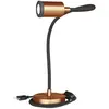 Creative Cables Lampe De Table Articulée Table Flex Gu1d0 Avec Mini Spot Led Et Prise Bipolaire