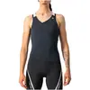 Maillot Castelli Solaris bretelles noir blanc femme - M