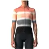 Maillot Castelli Dolce manche courte rose clair noir femme - M