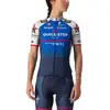 Castelli Maillot Deceuninck Quick-Step Competizione 2022 manche courte bleu femme - L