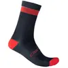 Castelli Alpha 18 Sock - Chaussettes vélo Savile Blue / Red L / XL