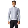 Castelli Squadra Stretch JKT Jacket Homme, Gris argenté/Gris foncé, L
