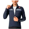Maillot Castelli Puro 3 manches longues argenté bleu marine - XXL