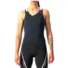 Maillot Castelli Solaris bretelles noir blanc femme - S