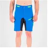 Karpos Val Viola Shorts - Short randonnée homme Indigo Blue / Black / Green Fluo XL