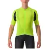 Maillot Castelli Superleggera 3 manche courte vert lime électrique - S