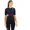 Maillot Sportful Snap manche courte noir bleu lilas femme - XL