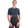 Maillot Sportful Snap manche courte noir bleu lilas femme - L