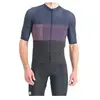 Maillot manches courtes sportful snap bleu noir