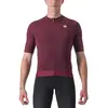 Maillot manches courtes castelli essenza rouge bordeaux