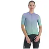 Maillot manches courtes femme sportful rocket violet vert