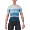 Maillot Castelli Dolce manche courte bleu blanc gris femme - S