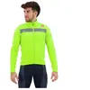 Maillot manches longues castelli puro 3 fz vert electric lime