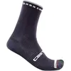 Chaussettes unisexe castelli rosso corsa pro 15 bleu blanc