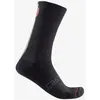 Paire de chaussettes castelli racing stripe 18 noir